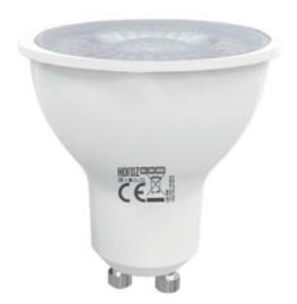 CONVEX-4 4W GU10 3000K 175-250V LENS LED BULB