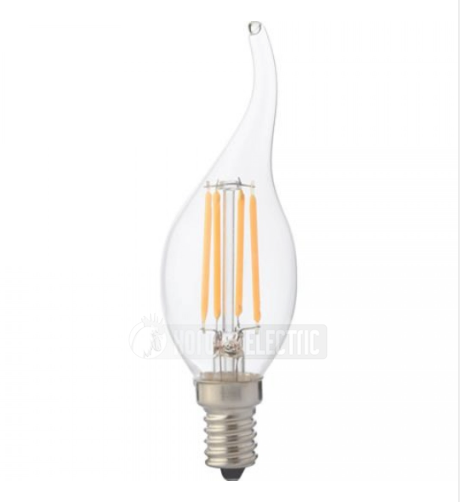 FILAMENT FLAME-4 4W 4200K E14 220-240V LED FILMNT BULB