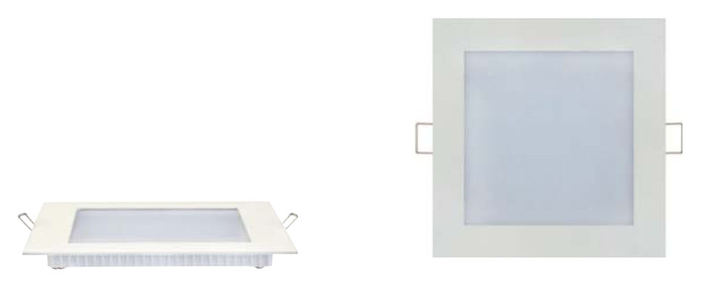 SLIM/SQ-9 9W 2700K 100-265V LED PANEL 2PCS