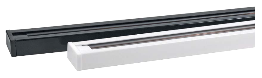 LIGHTING TRACK WHITE 220-240V 1M SINGLE PHASE RAIL(C)