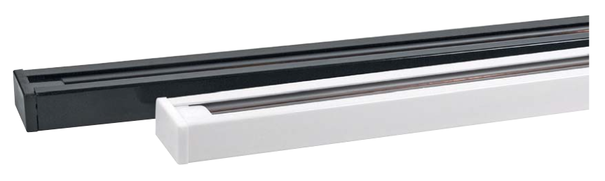 LIGHTING TRACK WHITE 220-240V 3MT SINGLE PHASE RAIL(C)