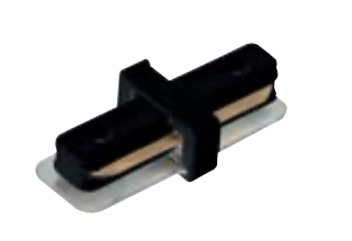 TRACK CONNECTOR BLACK 220-240V STRAIGHT CONNECTOR(C)