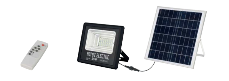 TIGER-25 25W BLACK 6400K 3.2VDC LED SOLAR PRJ.