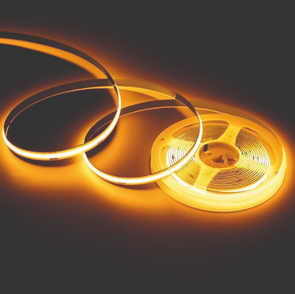 COLUMBIA-24 5M AMBER 24V 10W/M NWPRF COB L.STRIP