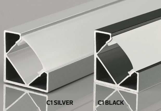 PROFILE-C1 / CORNER TYPE ALUMINIUM PROFILE 3 MT