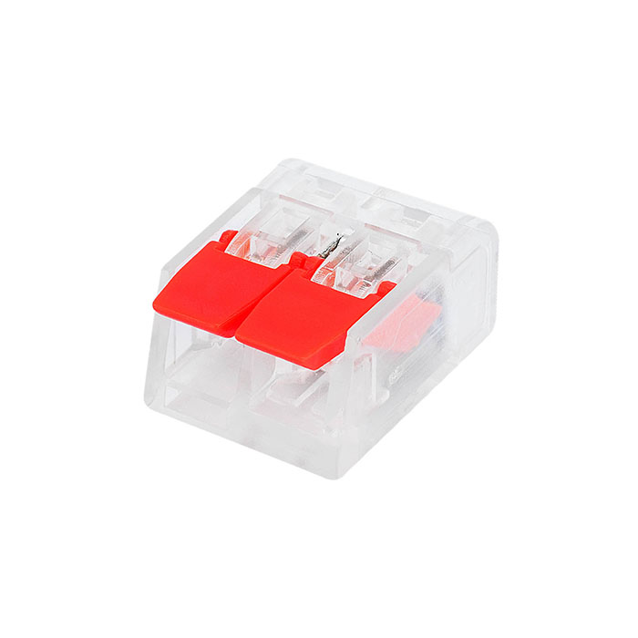 SLIM CONNECTOR-2 2 POLE TRANSPARENT COMPACT CONNECTOR