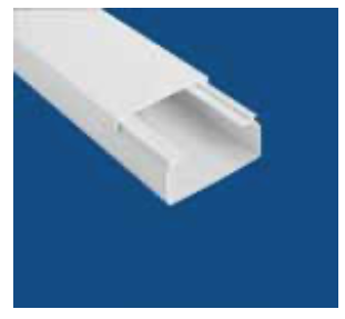 CALHA TÉCNICA COM TAMPA 80X40 2M