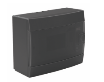 8 MODULES SURFACE MOUNT - BLACK