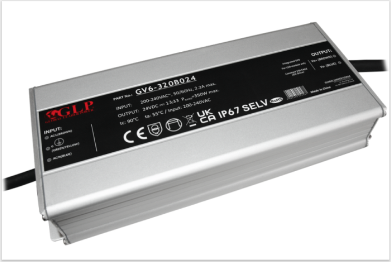 Fonte Al. GV6-320B024 320W 24V 13.33A IP67