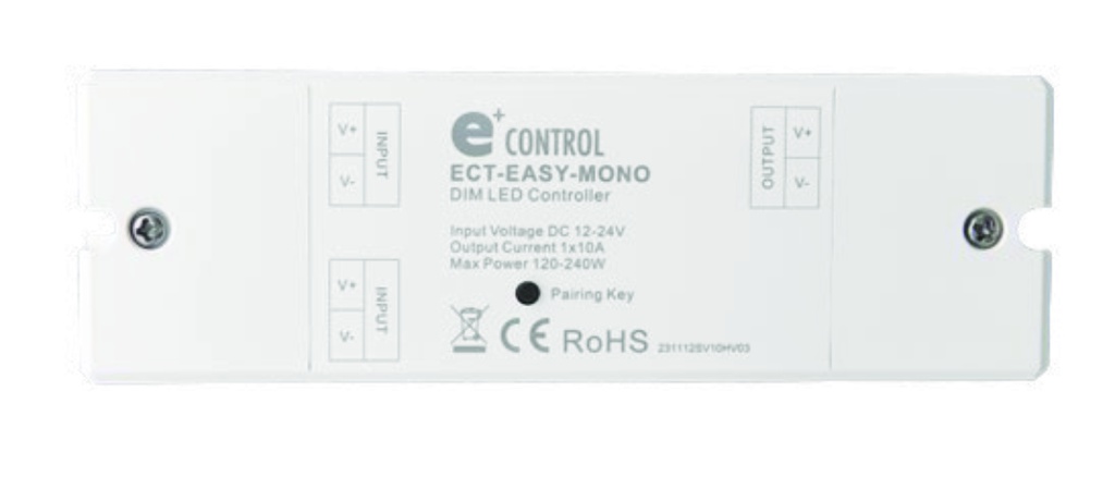 Controlador EASY MONO RF 12-24VDC 1X10A 120-240W IP20