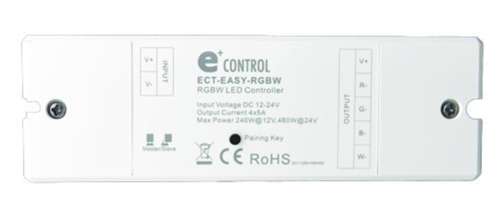 Controlador EASY RGBW RF 12-24VDC 4x5A (240W-480W) IP20