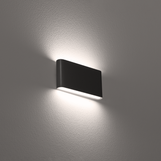 APPLIQUE LED FORMA BIDIREZ. NERO 12W - 3000K-4000K-6000K - 1390 Lm - IP54 - Color Box