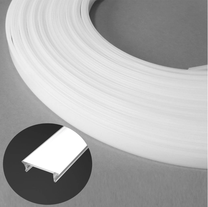 DIF-A3-OP-20M - Difusor de silicone Opalino 20 mt