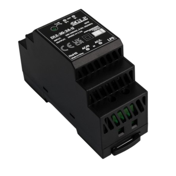 Fonte de Al. DIN DL2-30-24-U 24V 1.5A 36W IP20 3Y