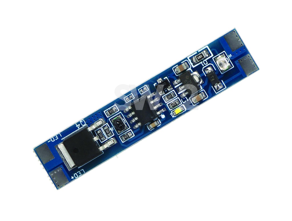 Interruptor/dimmer de toque ou passagem de mão s/ cabo 8mm 5-24V 3.5A