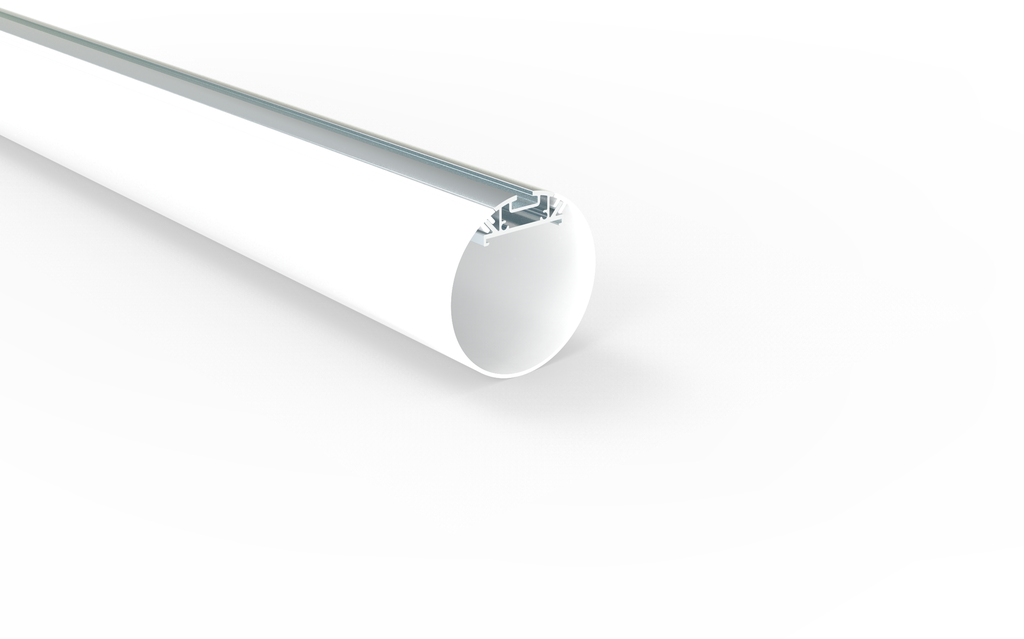 PRO023-A-3M - Perfil Alumínio Projeto 3M Anod. Cinzento