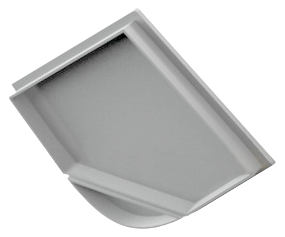 END-COR003-BR-C - Tampa Perfil COR003 Branca Corner