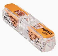 LIGADOR RAPIDO WAGO 1 PATILHA (cx60)