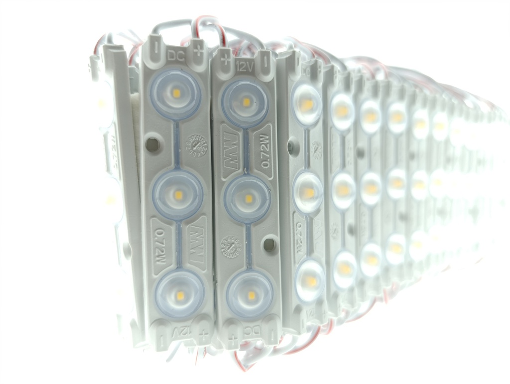 SIGN-013-072W-N - MODULO 3LED 0.72W 12V IP67 4000K 5Y