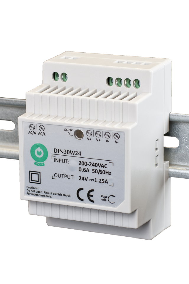 Fonte Al. DIN30W15 15V 2A 30W IP20 2Y