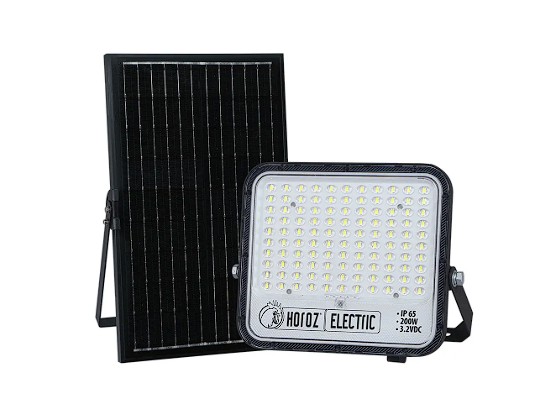 TIGER PRO-200 - LED SOLAR PROJECTOR 200W 6400K BLACK
