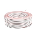 Fio 2x0.35mm branco+branco/vermelho (cópia)