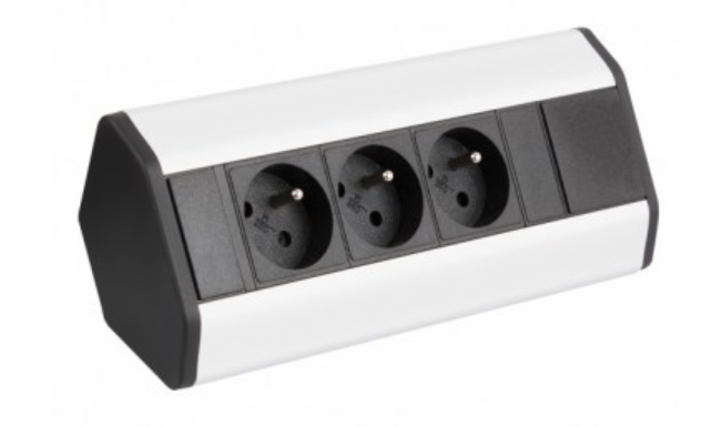 Caixa de canto de alumínio 3x ninho com mirtilo, cabo de 1,8m