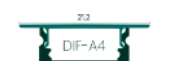 DIF-A2-OP - Difusor A 2M Opalino c/aba (cópia)