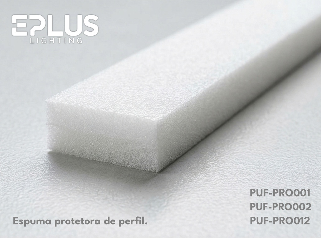 PUF-PRO012 - Esponja de enchimento para o perfil de alumínio PRO012