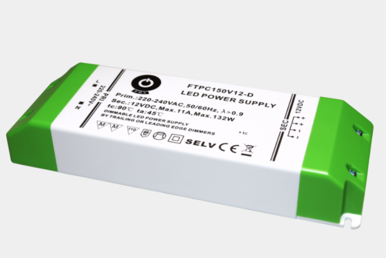 Fonte Al. FTPC150V12-D 12V 11A 132W TRIAC IP20 3Y