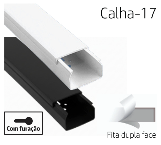 25X16 CABLE TRUNKING CANALEX ADH 2M BRANCO (GOULLOTE) (cópia)