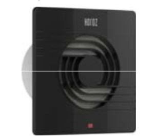 Hélix 100 prateada - extrator de ar 158x158x85mm 12W (cópia)
