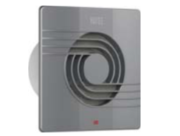 Hélix 150 antracite - extrator de ar 205x205x85mm 20W (cópia)