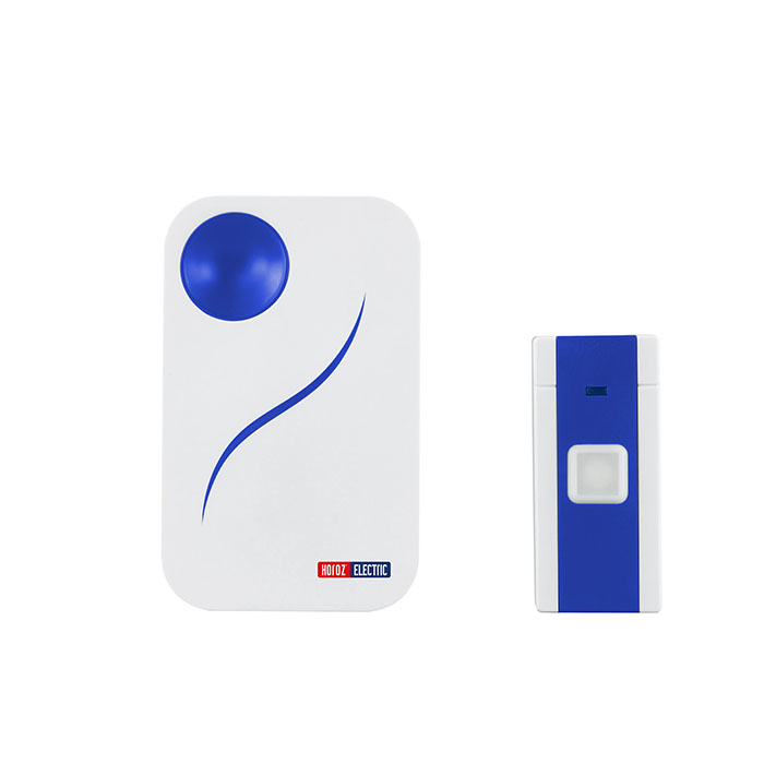 Fuji-D2 - Campainha sem fios branco/azul (pilhas 2xAA)