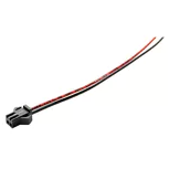 CABO C/CONECTOR FEMEA 2FIOS 0,50MM2