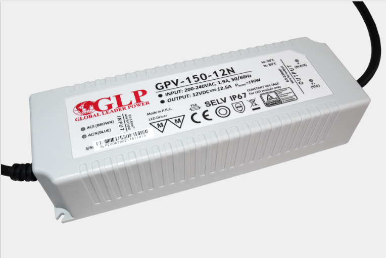 Fonte Al. GPV-150-12N 12V 12.5A 150W IP67 5Y