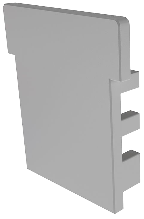 END-PRO011-CI - Tampa Perfil PRO011 Cinzenta