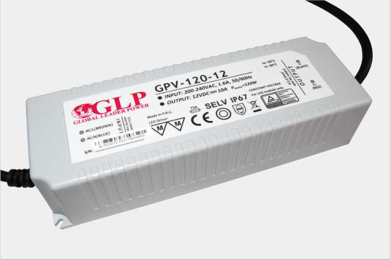 Fonte Al. GPV-120-12 12V 10A 120W IP67 5Y