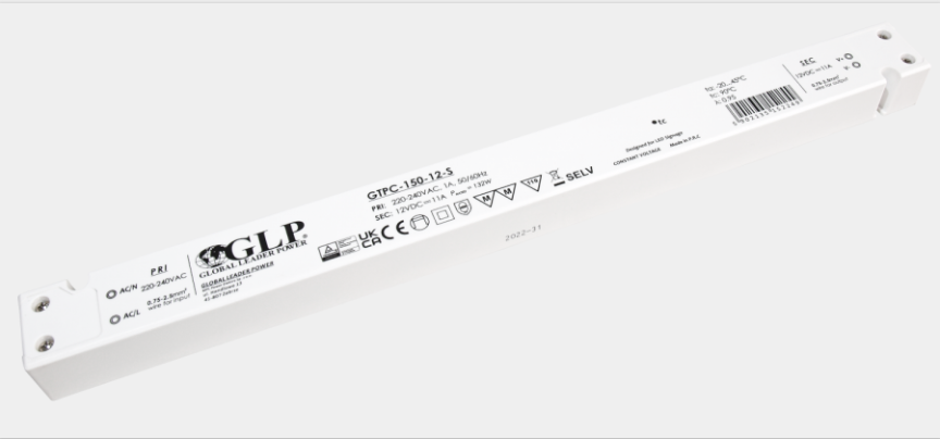 Fonte Al. GTPC-150-S-12 12V 11A 132W IP20 3Y