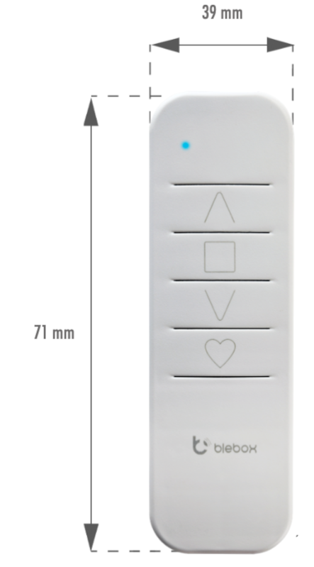 Comando de 4 teclas programáveis - 2.4 GHz