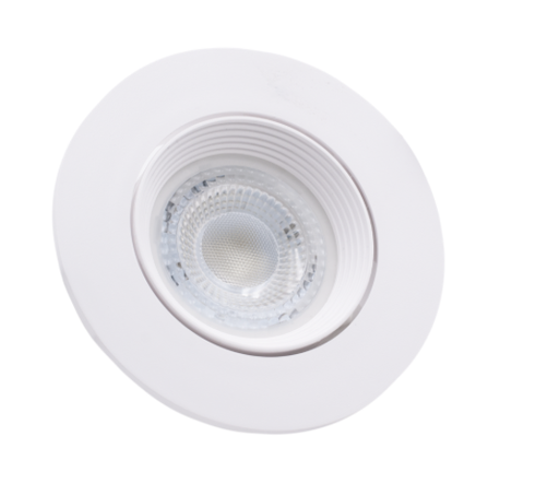 [KLIRM] SUPP.INC. GU10 KLIK ROUND - GHIERA SPIRALE ORIENT. - BIANCO - Color Box