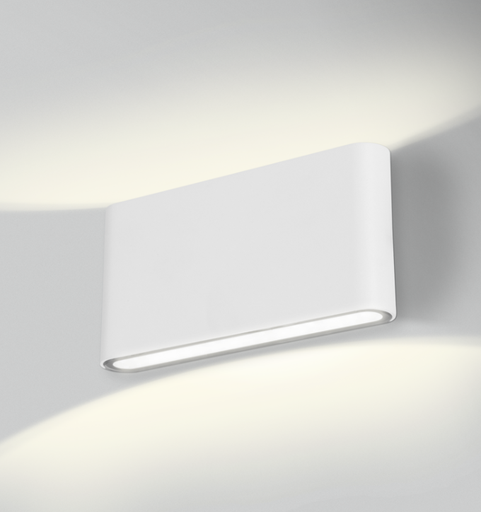 [FRMB-129030] APPLIQUE LED FORMA BIDIREZ. BIANCO - 12W - 3000K - 820 Lm - IP54 - Color Box