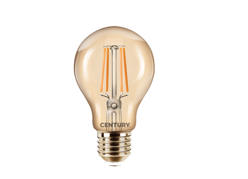 [INVG3-082722] FILAM. LED INCANTO EPOCA GOCCIA A60 - 8W - E27 - 2200K - 806 Lm - IP20 - Color Box