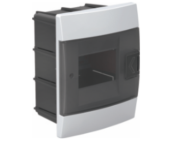 [8699490907481] Quadro distribuição 4 módulos embutir branco IP40