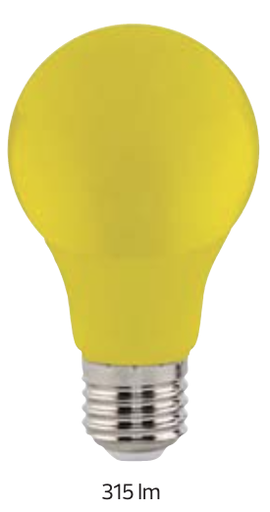 [8680985551685] SPECTRA 3W YELLOW E27 175-250V LED COLOR BULB