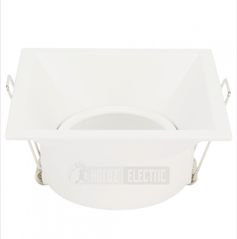 [8680985586458] MEYAN-S WHITE  MR16 SQR DOWNLIGHT FITTING 