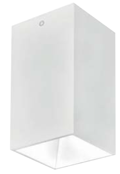 [8683684205620] SALSA-SQ/L GU10 WHITE SQ 220-240V SURFACE LIGHTING