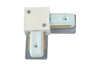 [8680985560892] TRACK CONNECTOR WHITE 220-240V L CORNER CONNECTOR(C)