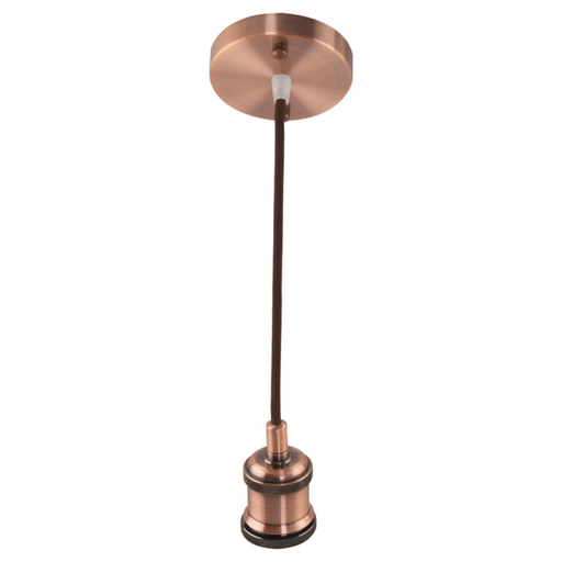 [8680985547329] TESLA RED COPPER E27 1M PENDANT LAMP