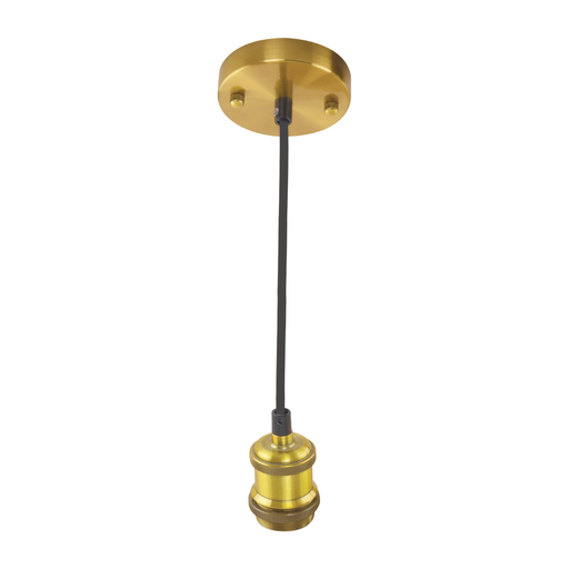 [8680985547343] TESLA GOLDEN E27 1M PENDANT LAMP